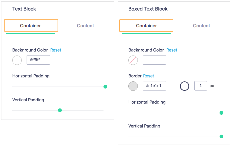 How to remove padding from the boxed text in Mailchimp