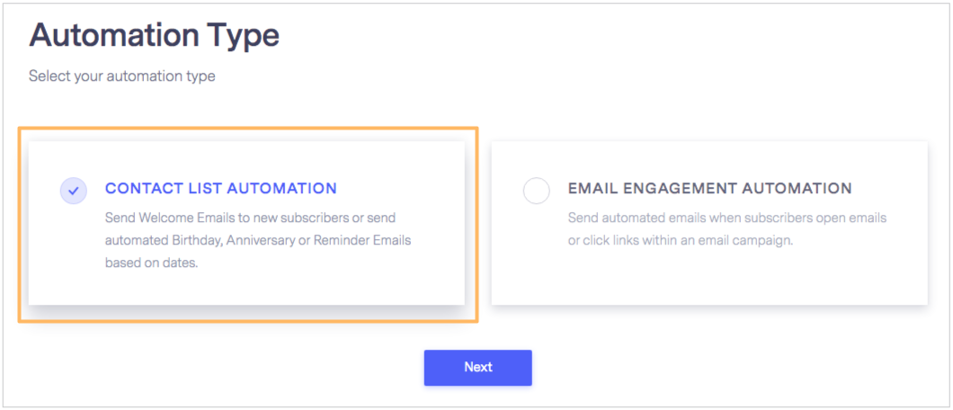 contact list automation